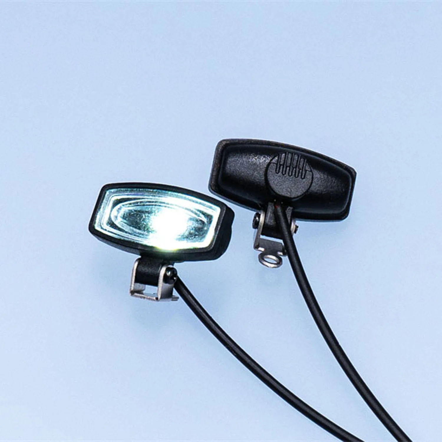 Parti 2.2V-3V Lampada faretto a LED in plastica per fai da te TAMIYAYA 1:14 RC modello di camion trattore cingolato fuoristrada auto di ingegneria