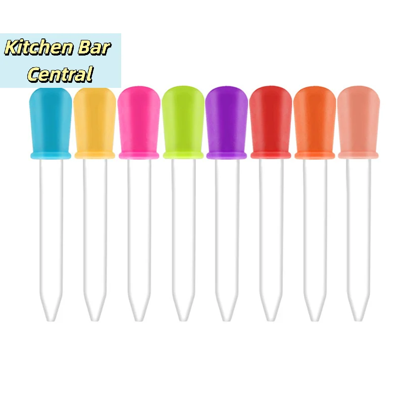 【1PC 5ml Silicone Straw Dropper With Scale Anti-choke Feeding Medicine Straw School Laboratory Experimental Supplies】 view 3