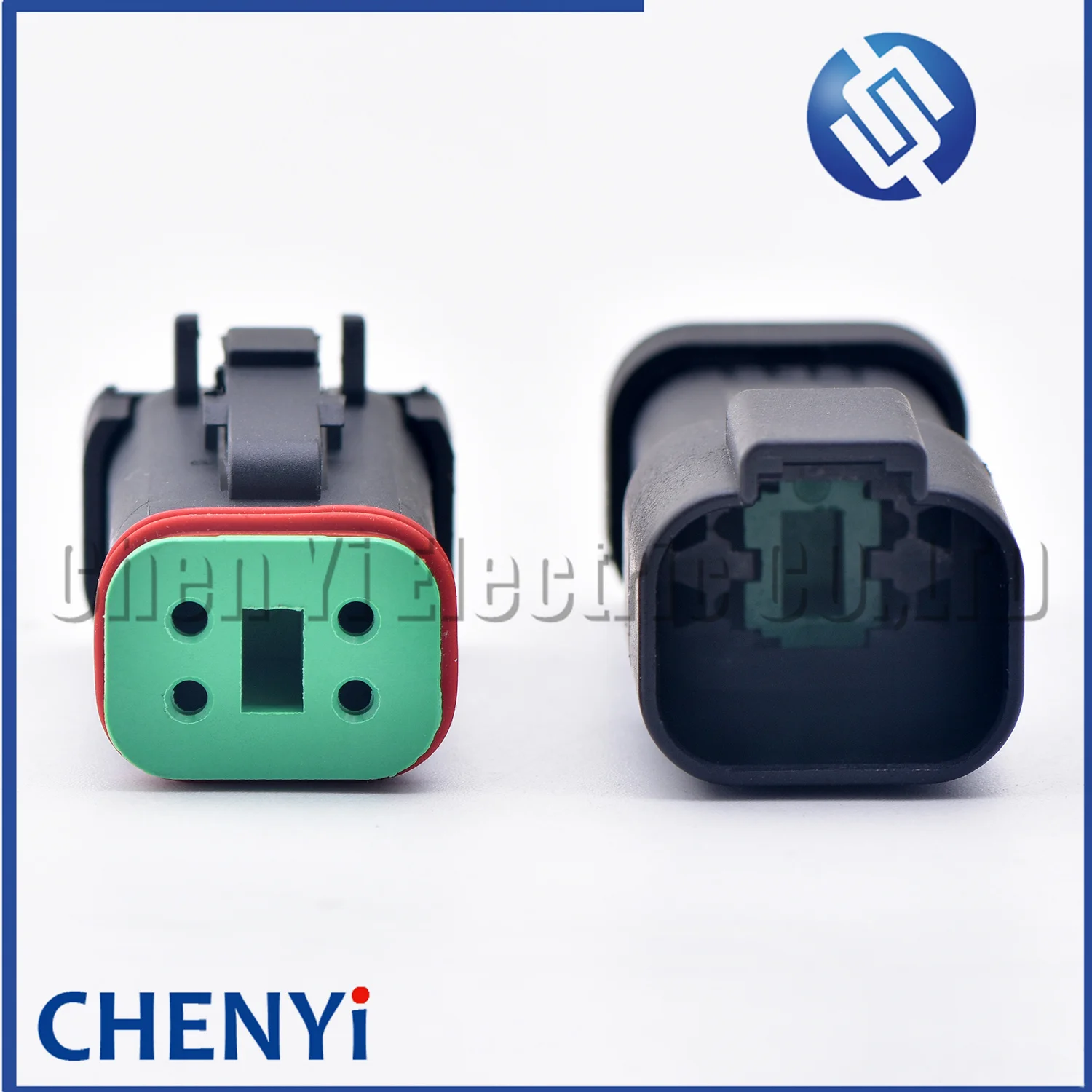 4 Pin Black Deutsch DT series Connector Waterproof Plug Socket DT06-4S DT04-4P DT06-4S-E005 DT04-4P-E005 For Engineering Vehicle