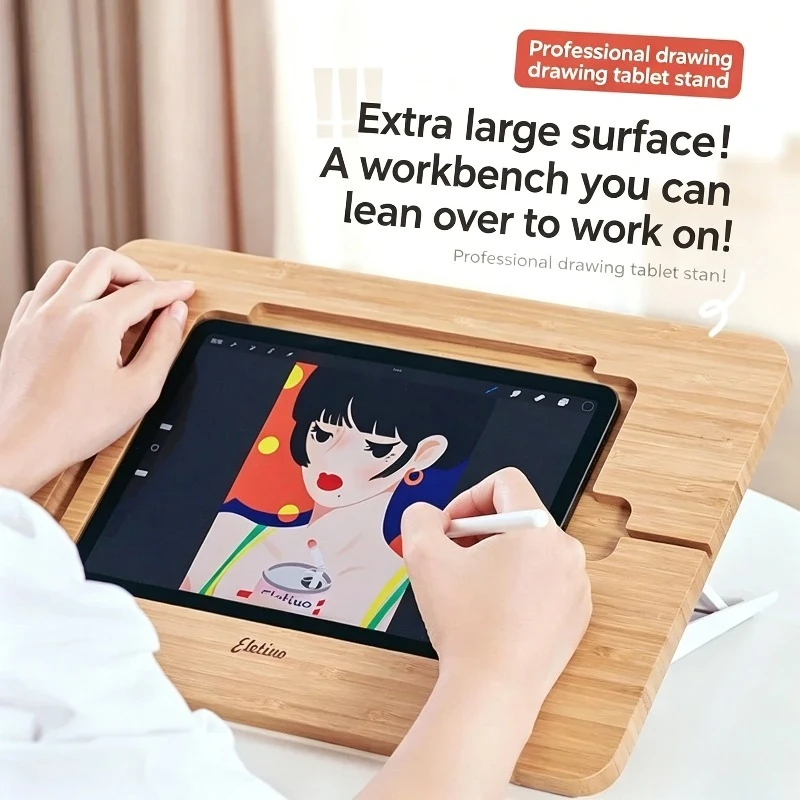 Painting Bracket Wooden Desktop Tablet Hand-painted Special Painting 12.9 Inch For ipad pro accessories Drawing Board Shelf