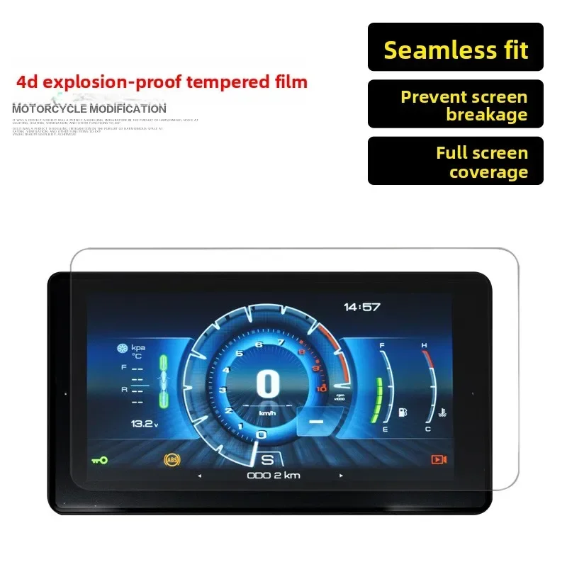 For ZONTES368E screen tempered film ZT368D/M instrument waterproof, scratch-proof and explosion-proof protective film