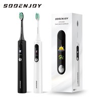 SOOENJOY Smart LCD Screen Sonic Electric Toothbrush NB-1 DIY Mode Cleaner Adult Automatic IPX7 Waterproof Teethbrush