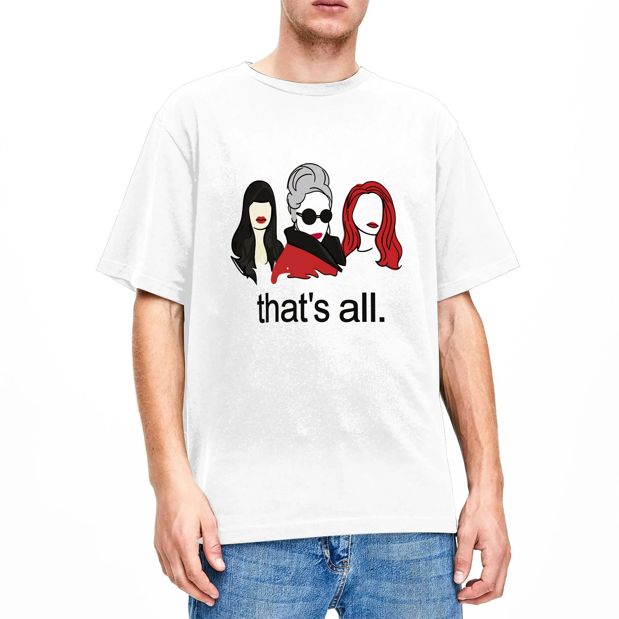 That's All Miranda Cotton T-Shirt For Men Summer  Y2K Retro T-Shirts O-Neck Hippie Tee Shirt Oversize Design Tops
