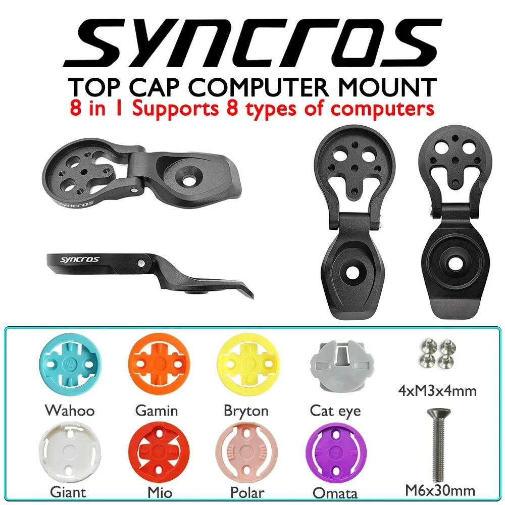 

Customized Syncros Suitable for MTB/XC handlebars/Adapt to diff GPS/ Stopwatch BicycleStem Computer Ultralight Stand