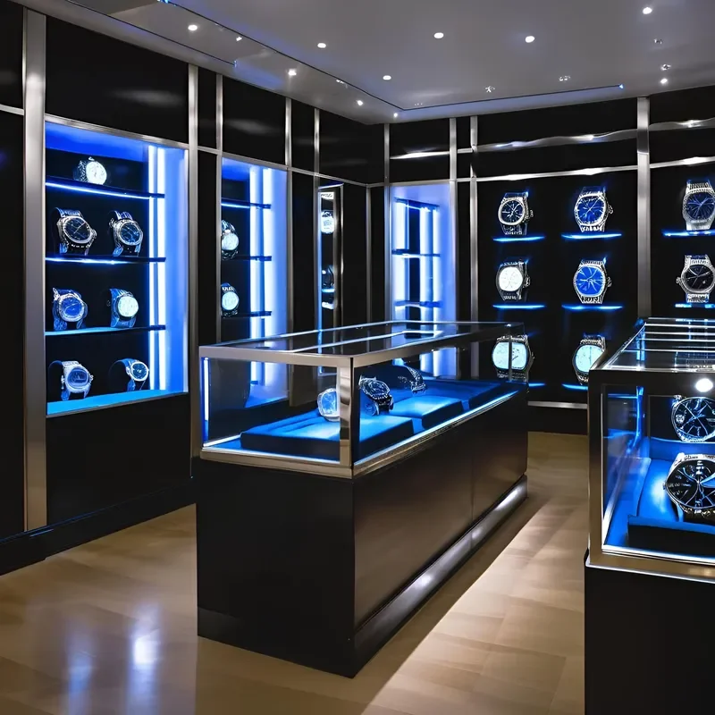 Popular Design Product Portable Jewelry Showcase Gemstone Display Cabinet Table Case for Shopping Interior Mall Trade