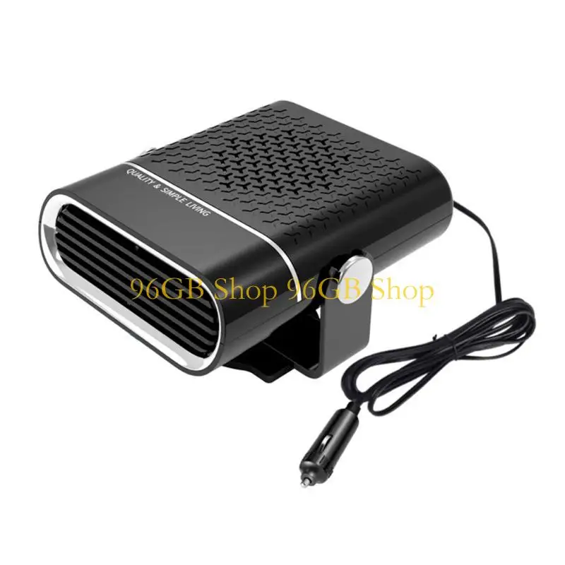96GB Portable Adjustable Vehicle Electric Heating Dryer Fan Windshield Defroster