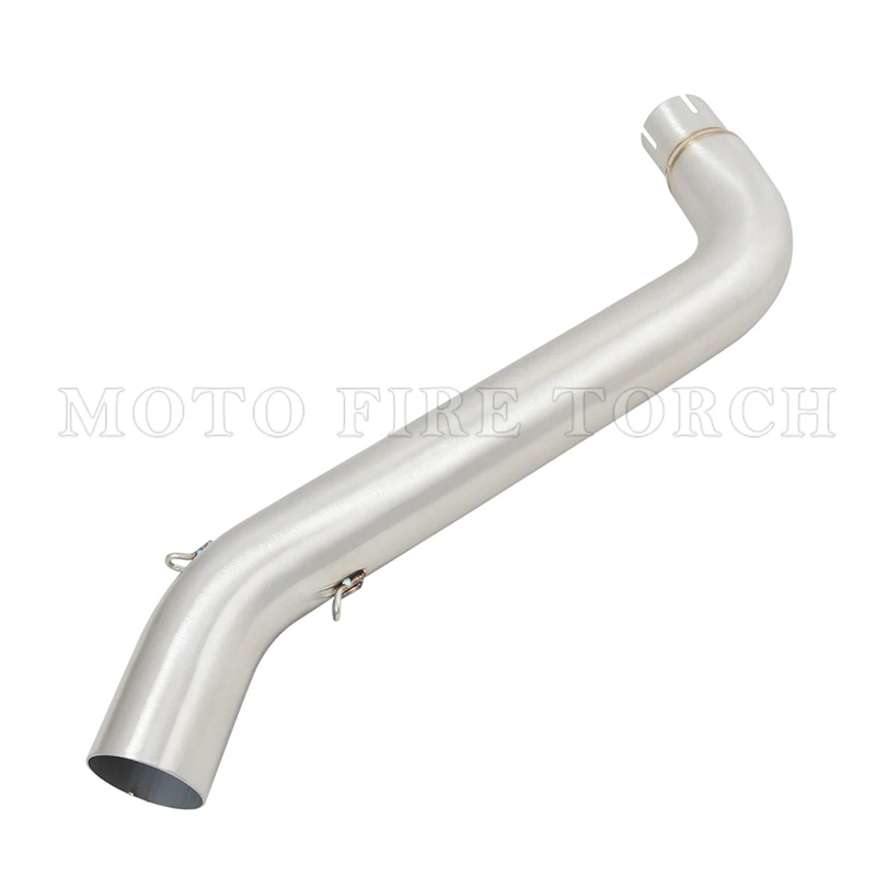 Motorcycle Exhaust Escape System Modified Muffler Stainless 51mm Middle Link Pipe Slip On For VOGE DS525X DS 525X 2023 2024