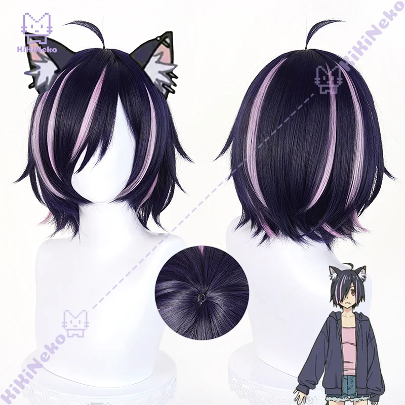 Anime Yani Neko Hame Neko Cosplay Wig For Halloween Comicon Party Adult Women Men