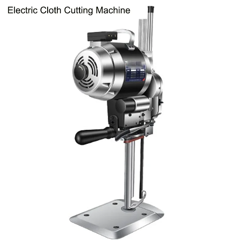 

Вертикальный прямой нож 1100 Вт, электрическая машина для резки ткани, одежды, кожи, бумаги, электрические ножницы, машина для резки ткани