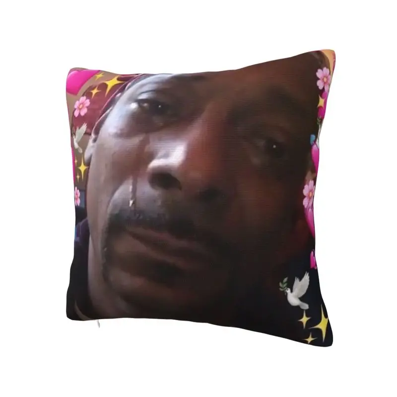Nordic Funny Snoop Dogg Meme Cushion Cover 66*66 cm Polyester Throw Pillow Case Home Decorative Bedding Sofa Pillowslip