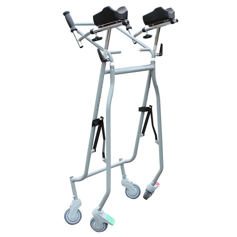 Elderly Folding Durable Adjustable Lightweight Walker with Tray