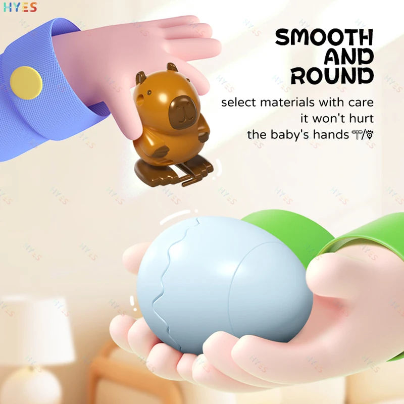 HYES البطريق البيض الكراك المشي يختتم اللعب الإبداعية ترتد الحيوانات الأليفة البيض حاضنة عقارب الساعة اللعب لطيف متعة الاطفال لعبة الهدايا للمهرجان #5