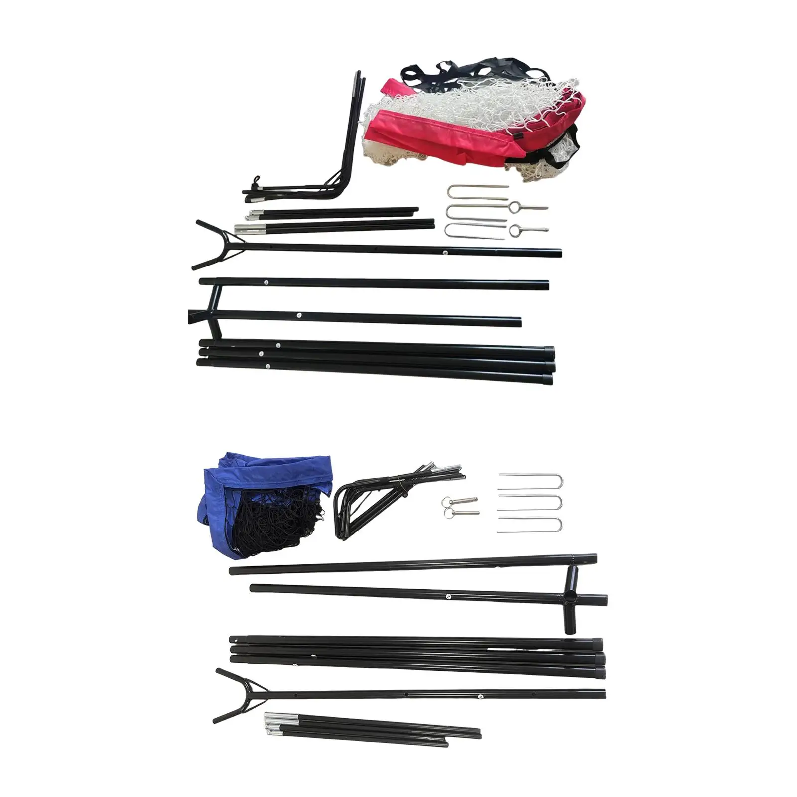 Volleybaltraining Netto Uitrusting Trainingshulpmiddel IJzeren frame Instelling Nettas tbv