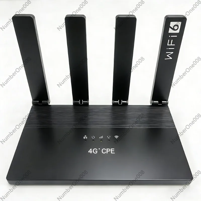 4G Cpe WIFI6 4G Wireless Router CAT4 LTE Home Office, Plug in SIM Card with Battery