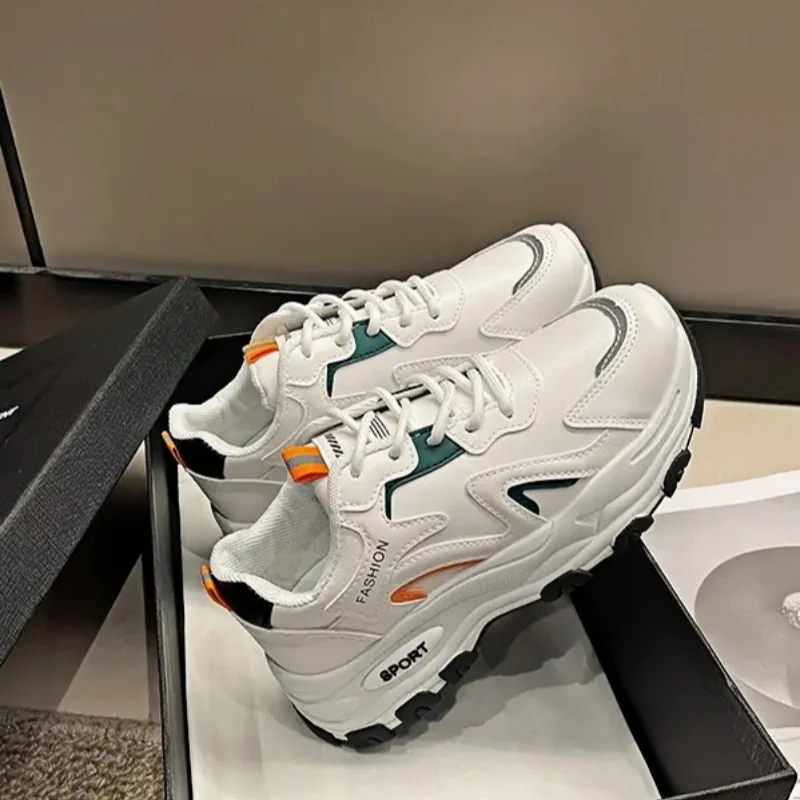 Women's New All-Season Lightweight, Simple, Soft-Soled, Comfortable, Stylish, and Unique Sports Shoes. Versatile Casual Women's Shoes for Daily Commuting and Running view 3