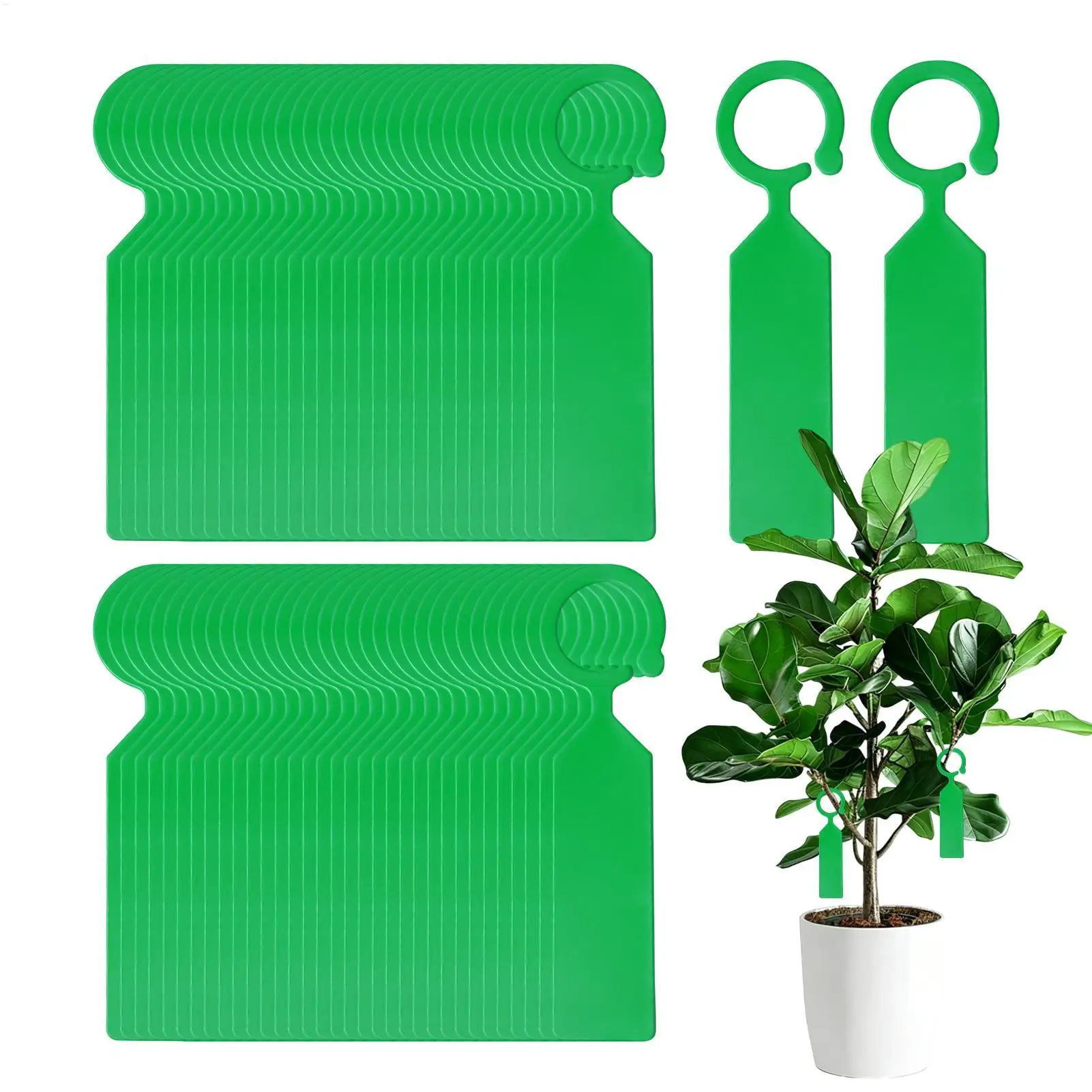 100pcs Waterproof Garden Labels Outdoor Weatherproof Tree Tags Durable Plant Markers For Nurseries Fruit Trees Shrubs Farm