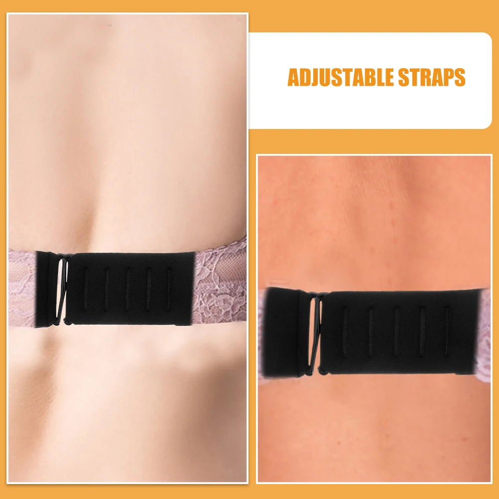 قطعتان من موسع حمالة الصدر القابل للتعديل بـ 5 فتحات، مشابك تمديد مريحة لحمالة الصدر الرياضية للتمارين واليوغا
