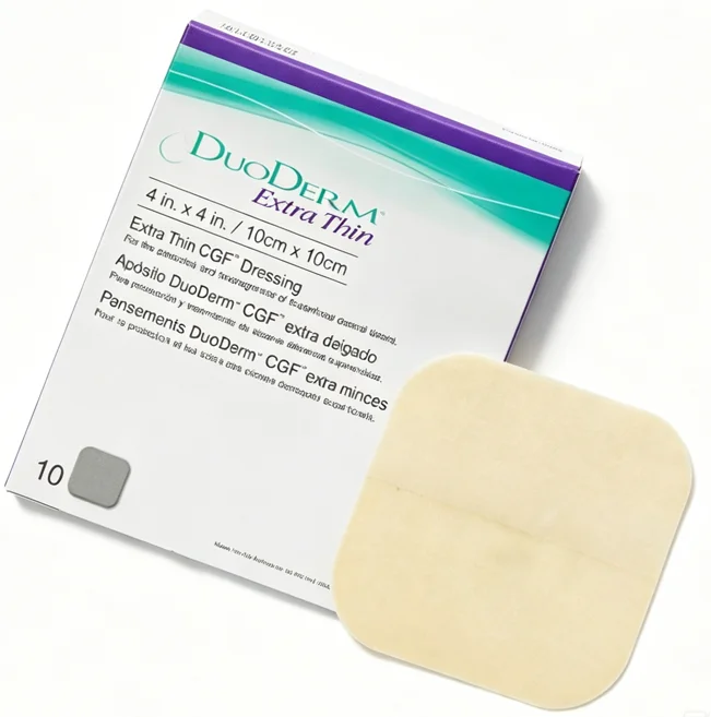 Extra Thin Wound Dressing, 10cm x 10cm (4in x 4in), 10 Sheets Medical Wound Care Dressing