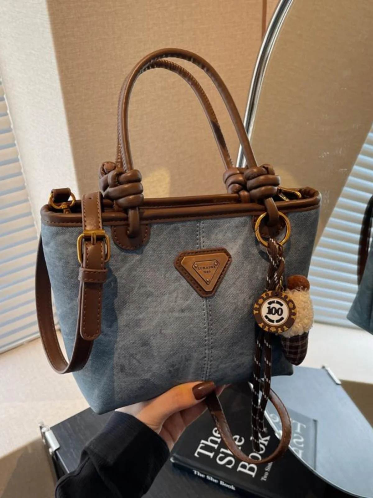 

Универсальная женская сумка через плечо в стиле ретро, новинка весны и осени 2022, маленькая сумка-тоут, высококачественная сенсорная сумка-ведро