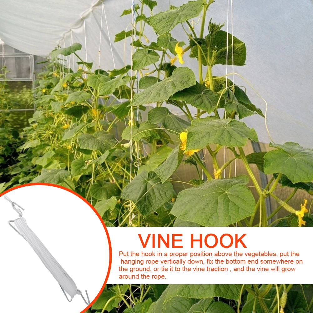 Plant Climbing Hooks Tomato Support J Hook Fruit Hooks 1PC Tomato Support Hooks