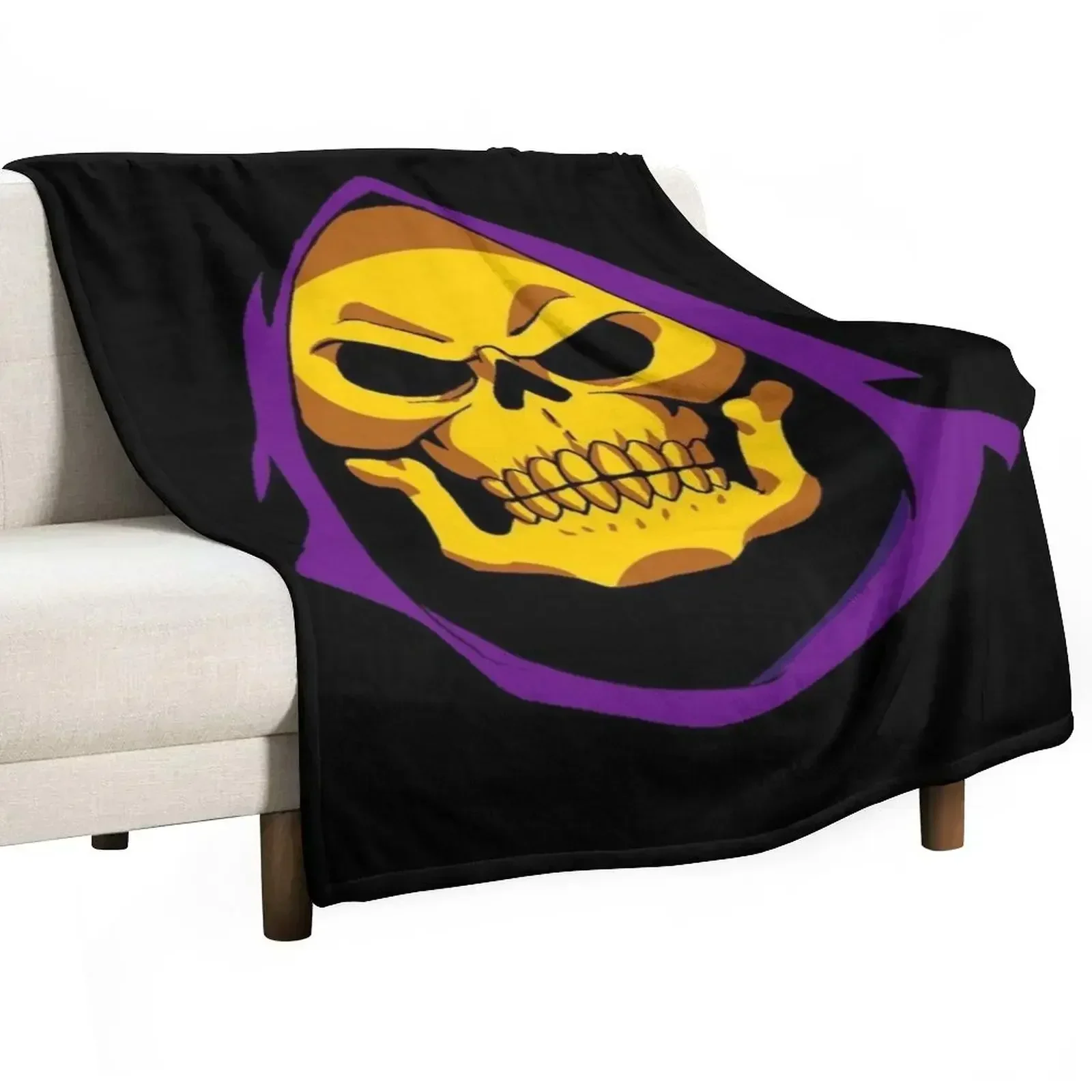 Skeletor Throw Blanket Hairy Sofa Furrys Blankets