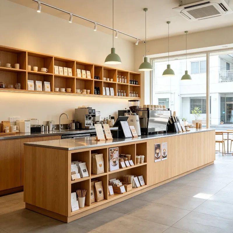 New Bar Log Wind Coffee Shop checkout page Catering Cake Clothing  B & B Front Desk Flower Operating Desk