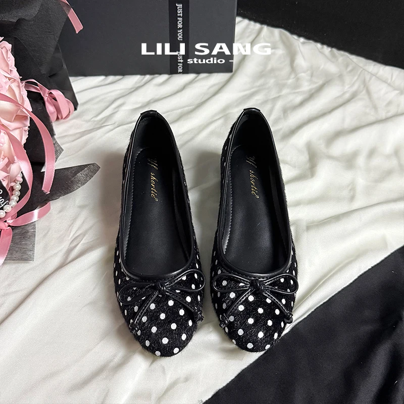 soft-bot-ballet-flat-oes-women's-slip-on-retro-low-cut-comfortable-fooed-inner-heightening-5cm-rubber-outsole