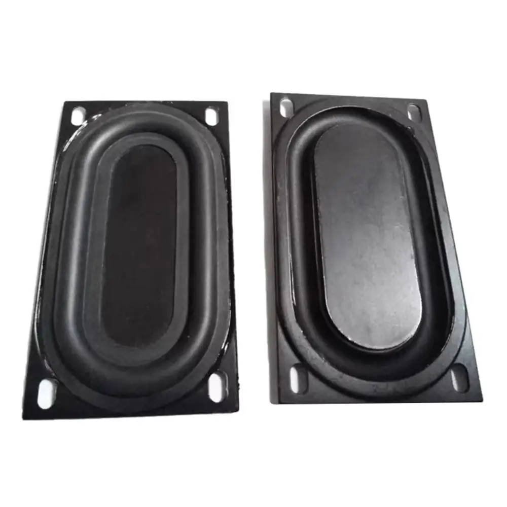 1/2Pcs 5090 Passive Bass Resonance Plate Rectangular With Mounting Holes Rubber Vibration Diaphragm Low Frequency