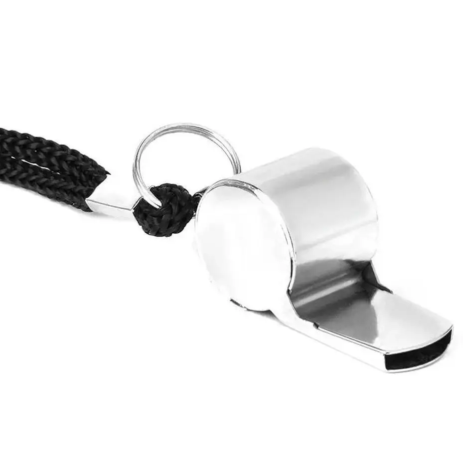 1 Pcs Stainless Steel Whistle Party Referee Sports School Football Rugby Dog Training A Trial-mouthed Whistle Whistle Referee