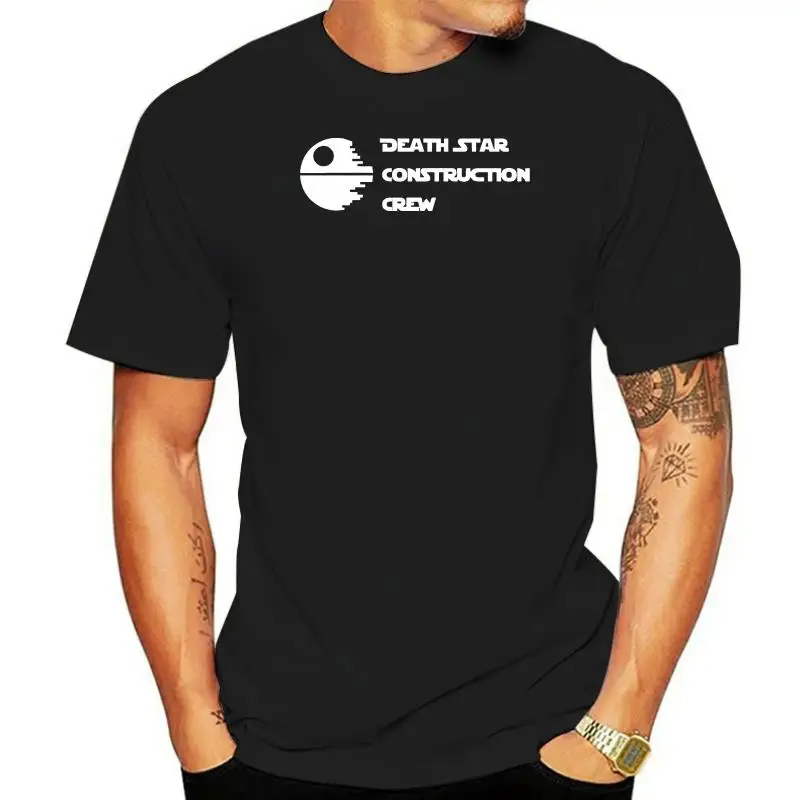 Mens Death Star Construction Crew Tshirt - Deathstar Brickie Builder Gift