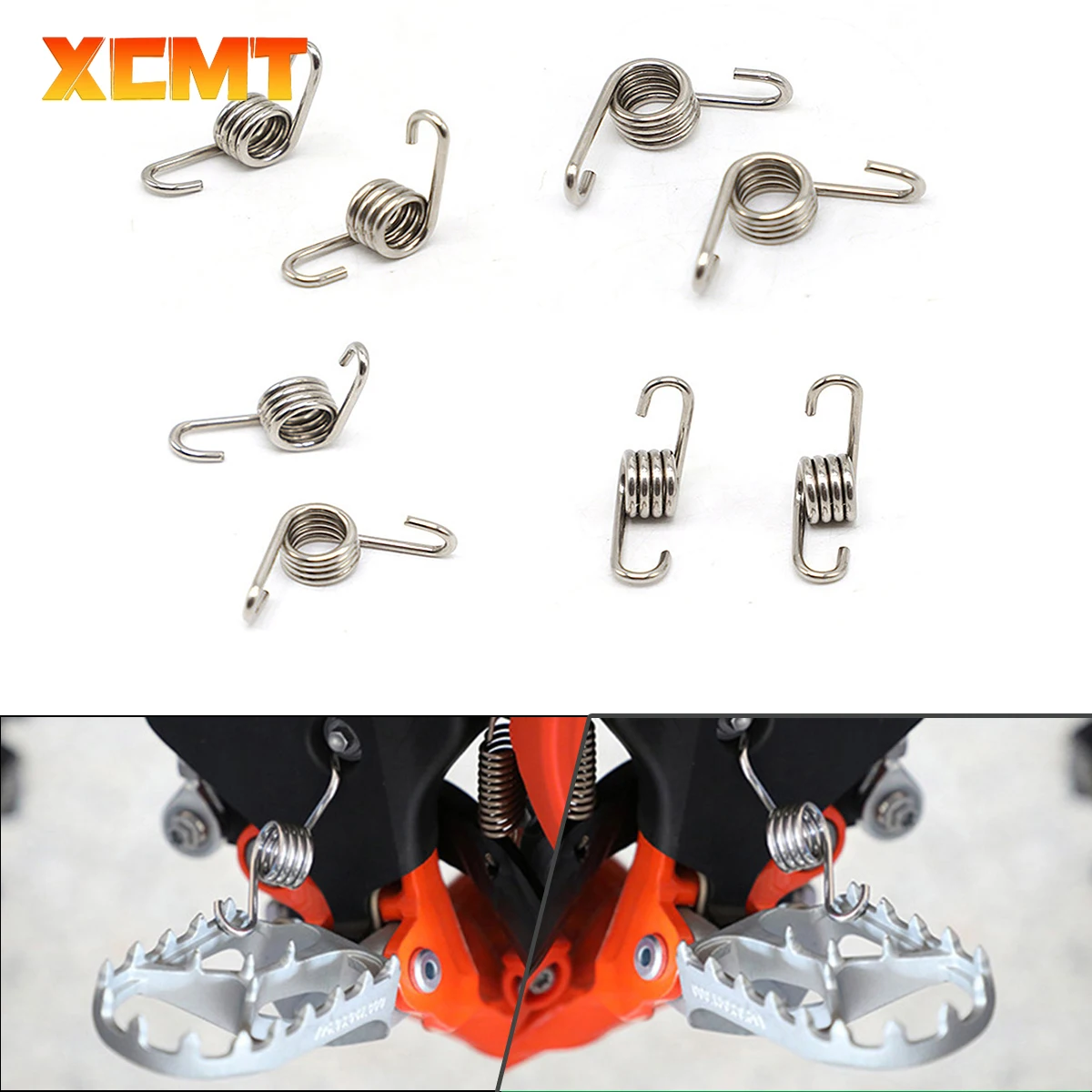 

Foot Rest Footpegs Pedals Spring For KTM SX SX-F EXC EXC-F XC XC-F XC-W XCF-W 68 85 125 150 200 250 300 350 450 500 1998-2023