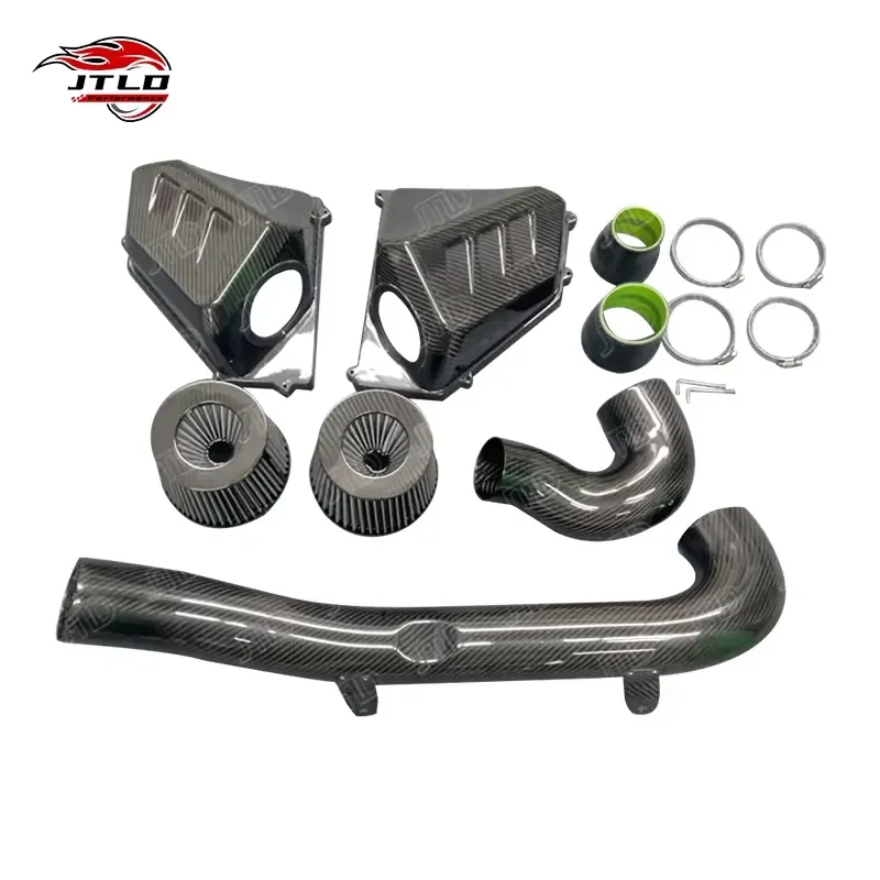 JTLD Exhaust Dry Carbon Fiber Cold Air Intake Intake Kits System for BMW G80 M3 Air Cold System Escapes