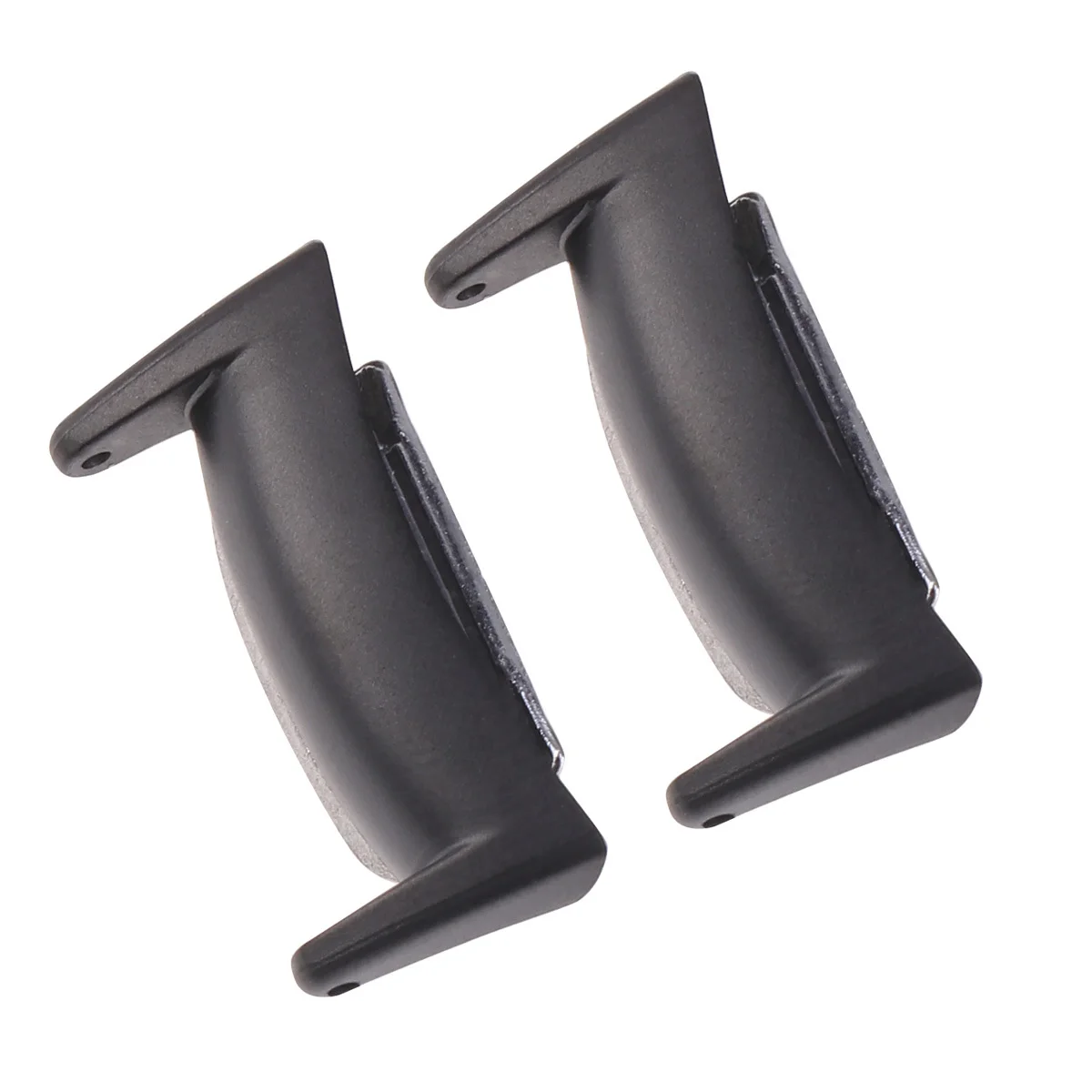 2 stuks duurzaam roestvrij staal 2 bandconnector nauwkeurige sneden veilige pasvorm voor lederen siliconen banden bandaccessoire