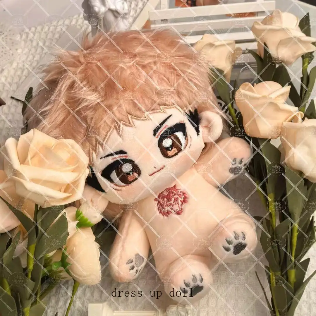 

Anime Itadori Yuji Original Adorable Cosplay Plush Cotton Doll Composer Change Clothes Skeleton Toy Stuffed Plushie Figures