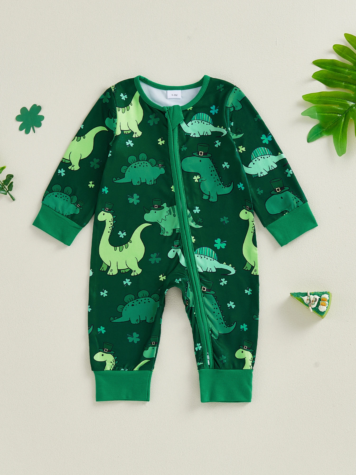 

Infant Boys Romper Short Sleeve Round Neck Animal Print Buttoned Casual Summer Baby Jumpsuit Outfit Clothes