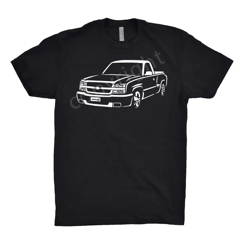 

2004 Chevy Silverado Shirt, Car Enthusiast, Car Art, 2004 Chevrolet Silverado Pickup Truck Shirt, 2004 Chevy Silverado 1500 Shir