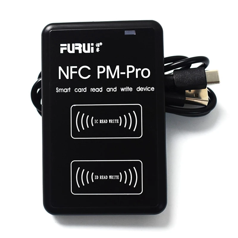 FURBiomNew-Copieur et Duplicateur de Carte PM-Pro RFID IC/ID, Lecteur Fob NDavid Ampa er, Programmeur Crypté, USB UID, Copie d'Étiquette