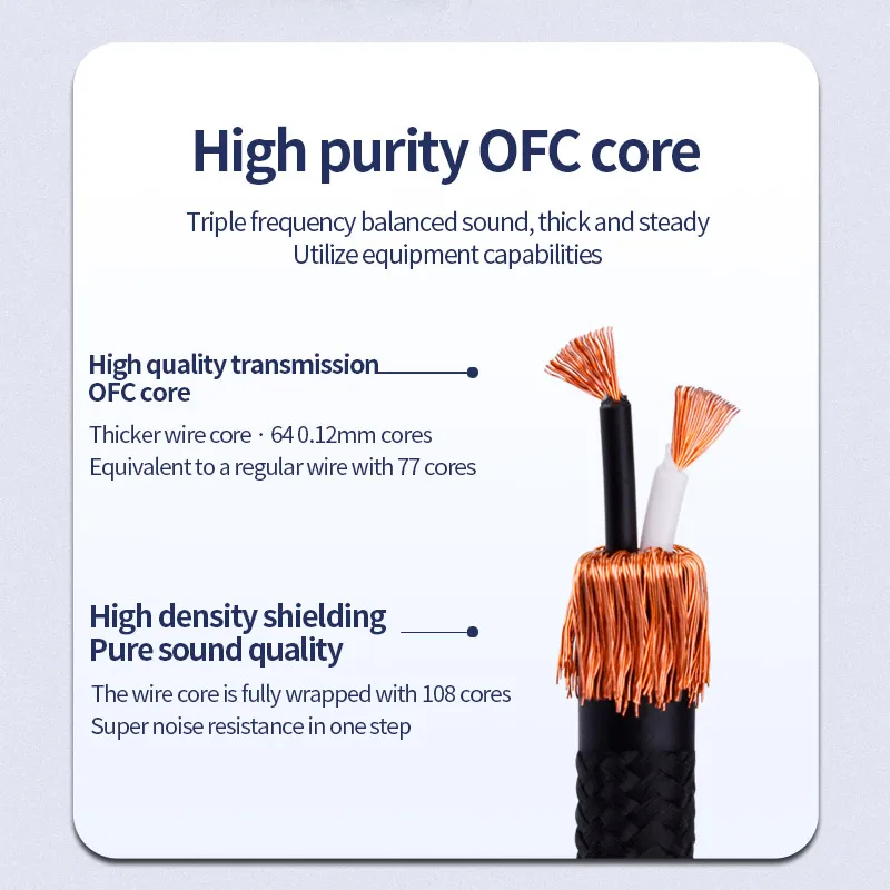 كابل RCA HiFi ستيريو 3.5 مللي متر إلى 2RCA كابل الصوت لمكبر الصوت الهاتف المحمول الكمبيوتر سطح المكتب الصوت AUX RCA جاك 3.5 Y الفاصل