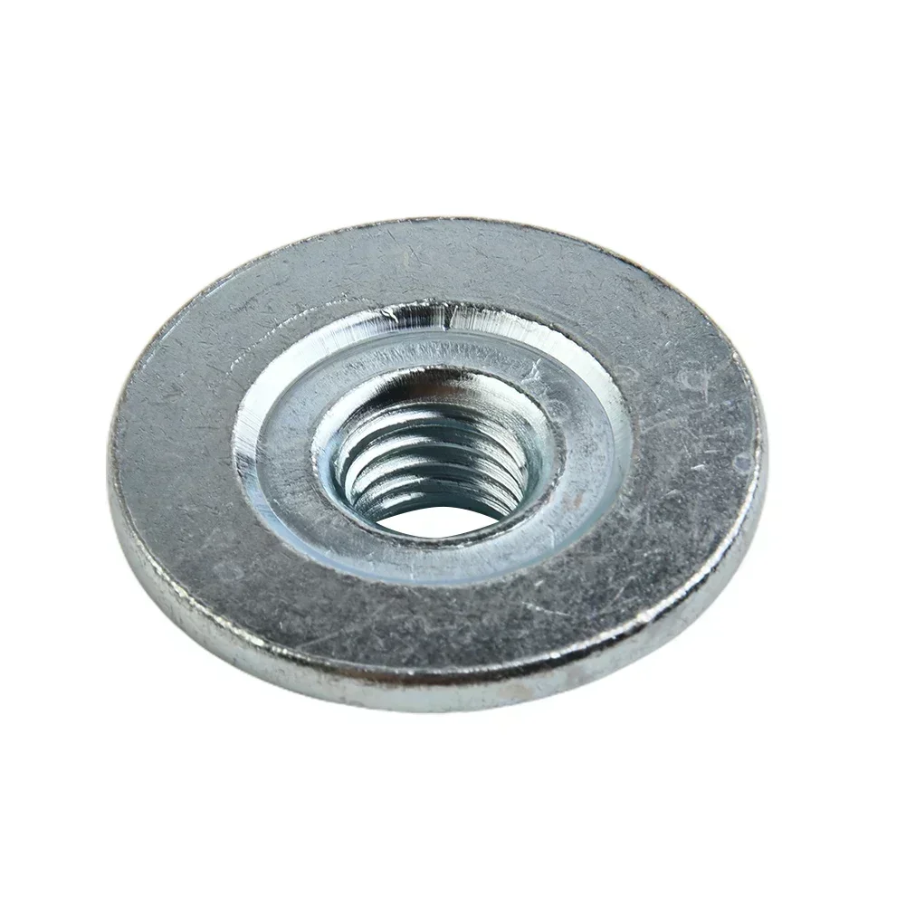 Flansch Mutter Metall Quick Release Hex Winkel Grinder Disc Schnell Ändern Selbst-locking Flansch Mutter Winkel Grinder Werkzeug Zubehör