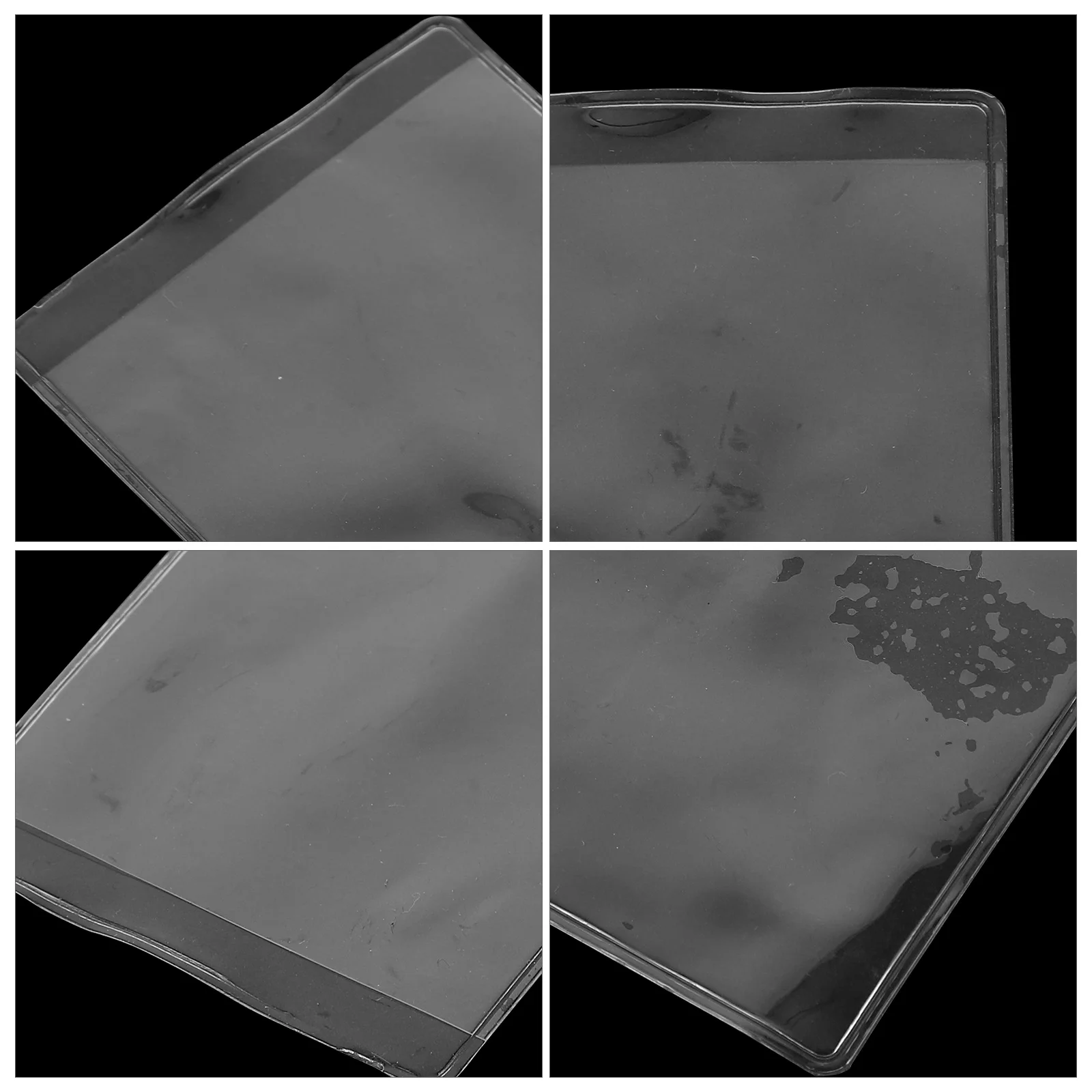 50pcs Storage Covers Hard Plastic Sleeves For Board Cards Playing Card Protector Pvc Trading Card Case Lightweight