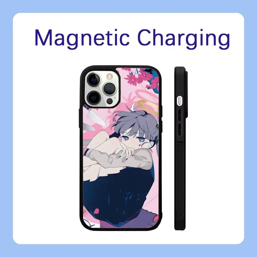 Tuyu الموسيقى اليابانية JPOP جراب هاتف آيفون 17,16,15,14,13,12,11,Pro,Max,Plus,Air,Mini,SE Magsafe شحن لاسلكي مغناطيسي