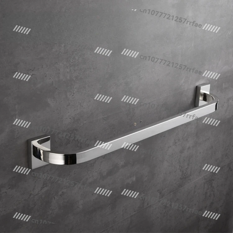 Modern stainless steel wall mounted bathroom accessories set stainless steel towel rack towel
