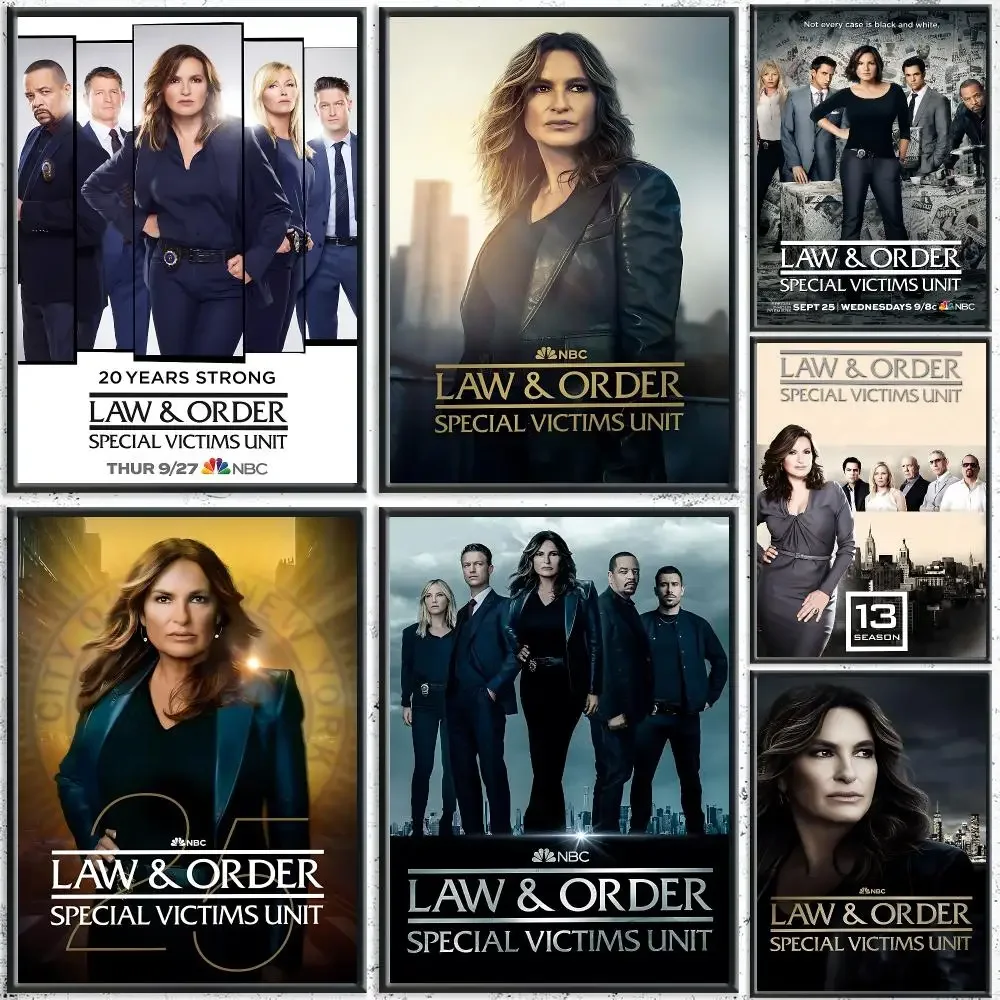 TV Series Law & Order Special Victims Unit Painting Calligraphy HD Canvas Poster Crease Free Waterproof All Space Wall Decor