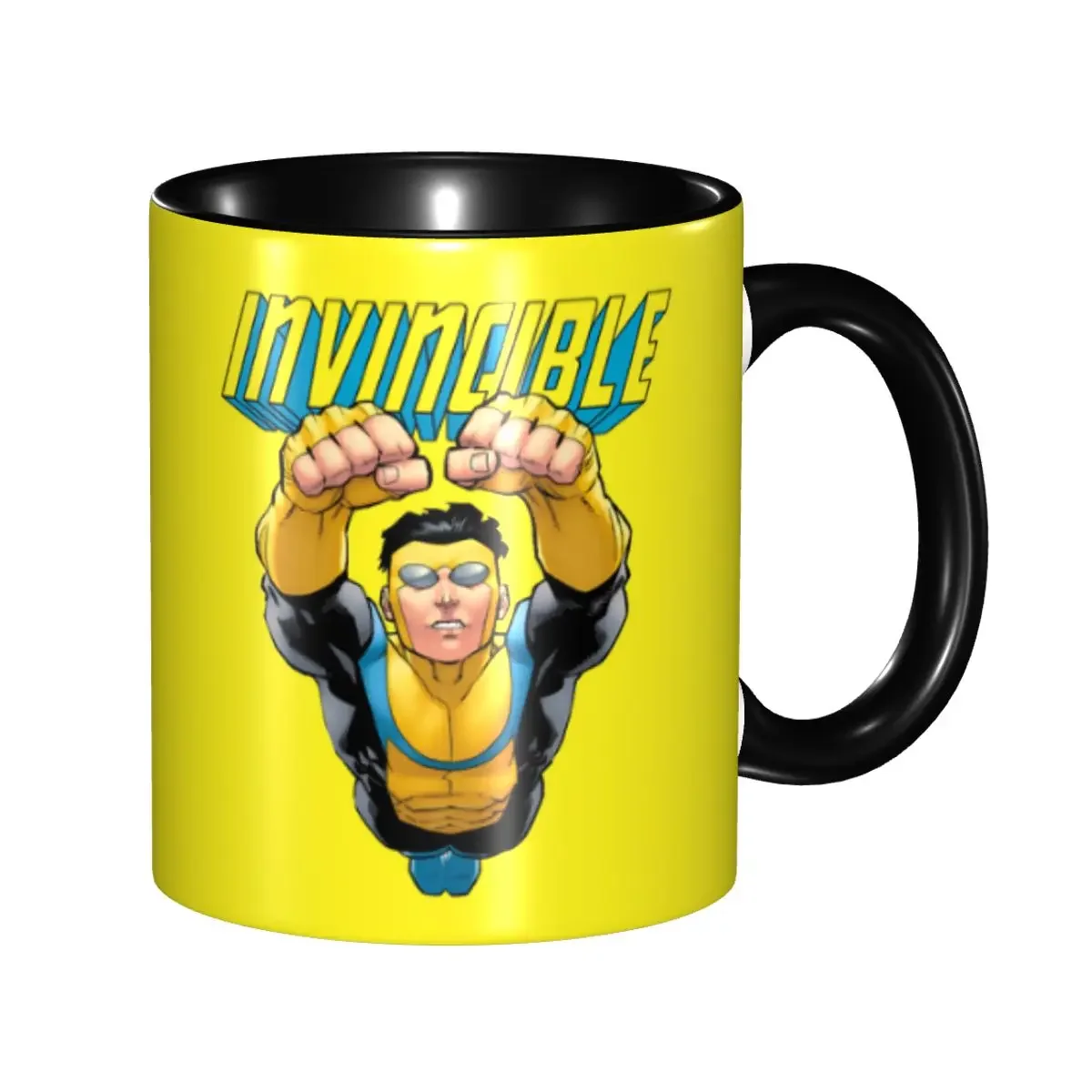 Custom DIY I-Invincibles Ceramic Mugs Cartoon Comic Homme Graphic Anime Coffee Cups Creative Present
