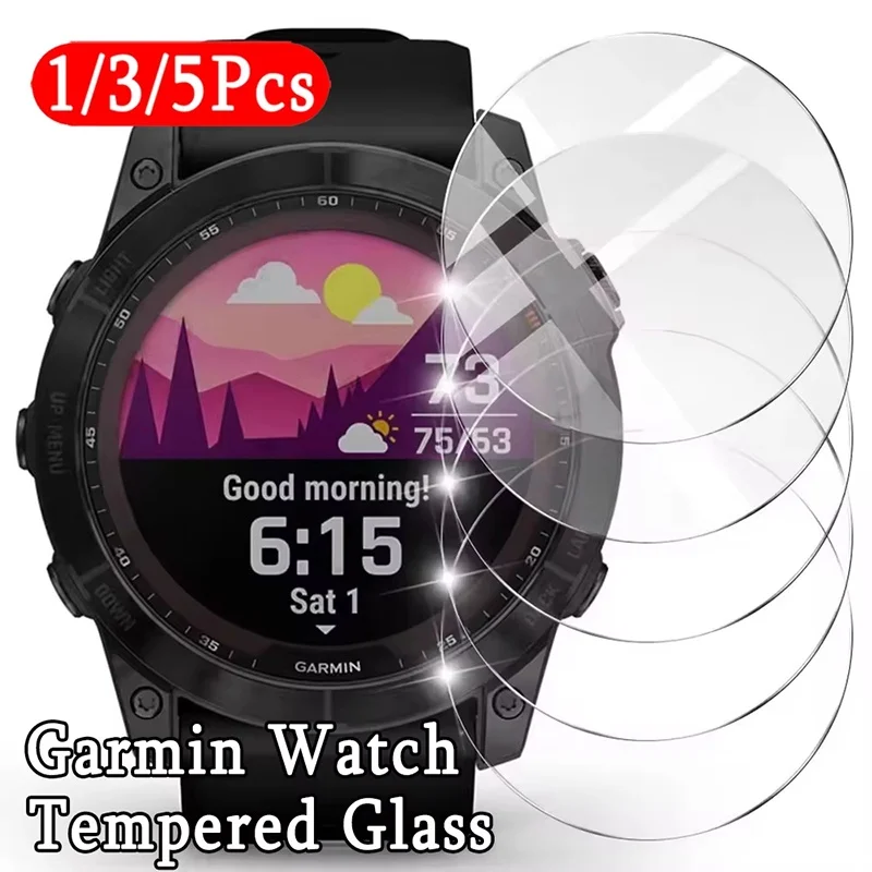 1-5Pcs Tempered Glass Screen Protector For Garmin Forerunner 55/235/245/245M/255/255S/645/935/945/955 Watch Face HD Clear Film
