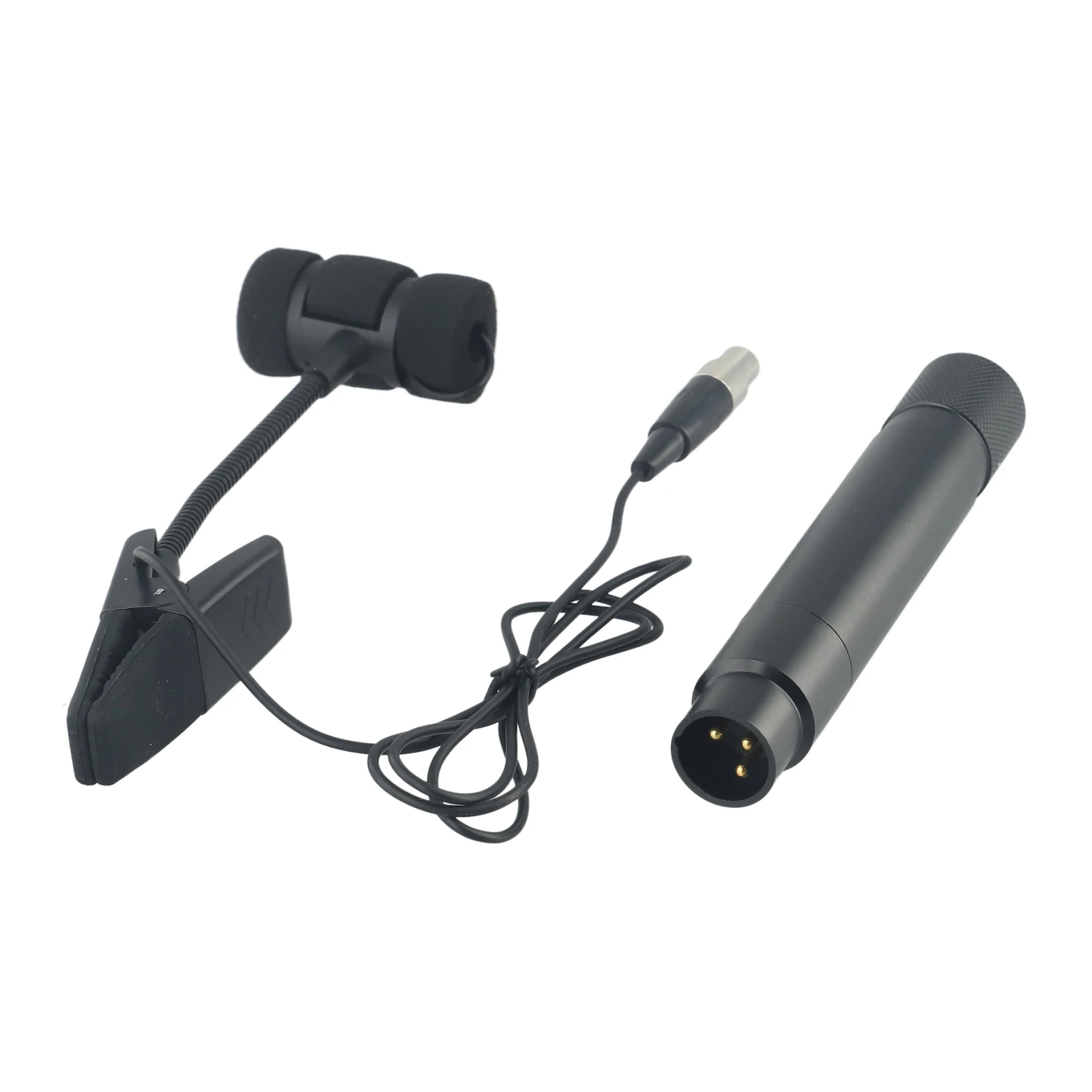 

Sax Microphone Portable Set Wired Microphone Omnidirectional 2.0-10V.DC 3/4 Pin Accessories For Music Instrument