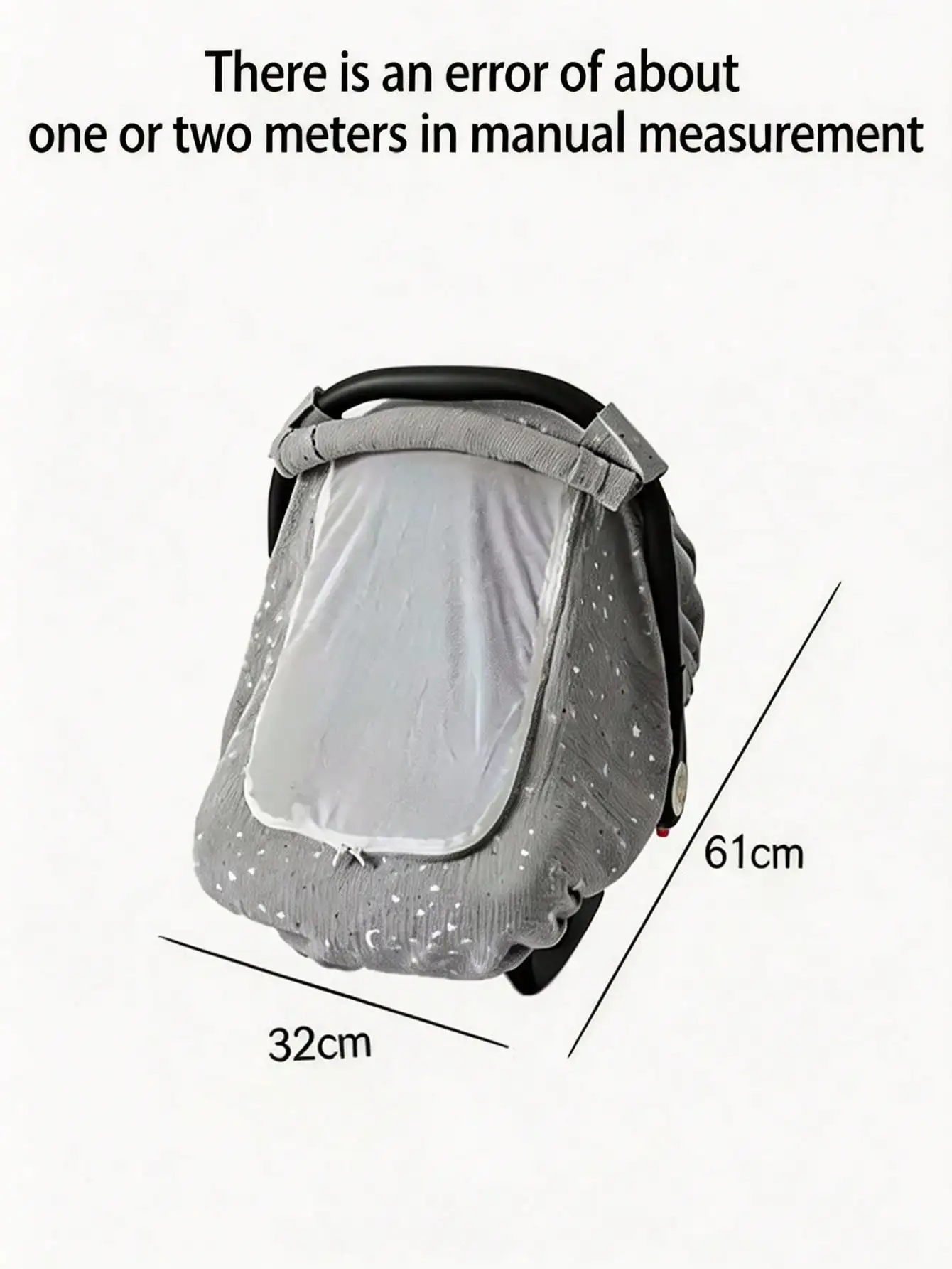 Baby Stroller Sunshade, Skin-Friendly and Breathable, Sun Protection and Mosquito Repellent, Universal for Baby Carriers and Safety Seats, Outdoor Baby Sunshade Cape, Suitable for Spring, Summer, and Autumn, Gift for Full Month or First Birthday