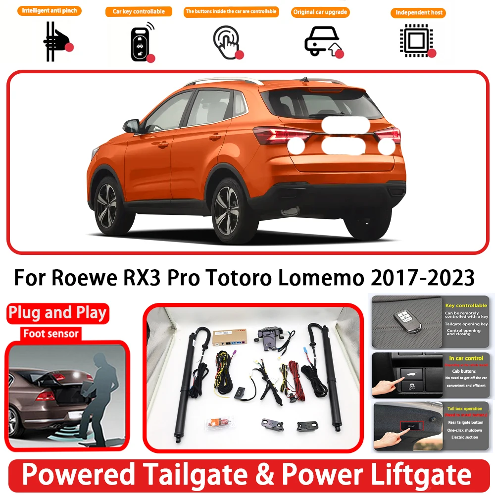 for Roewe RX3 Pro Totoro Lomemo 2017-2023 OEM Plug and Play Auto Powered Tailgate Power Liftgate Rear Trunk Opener System