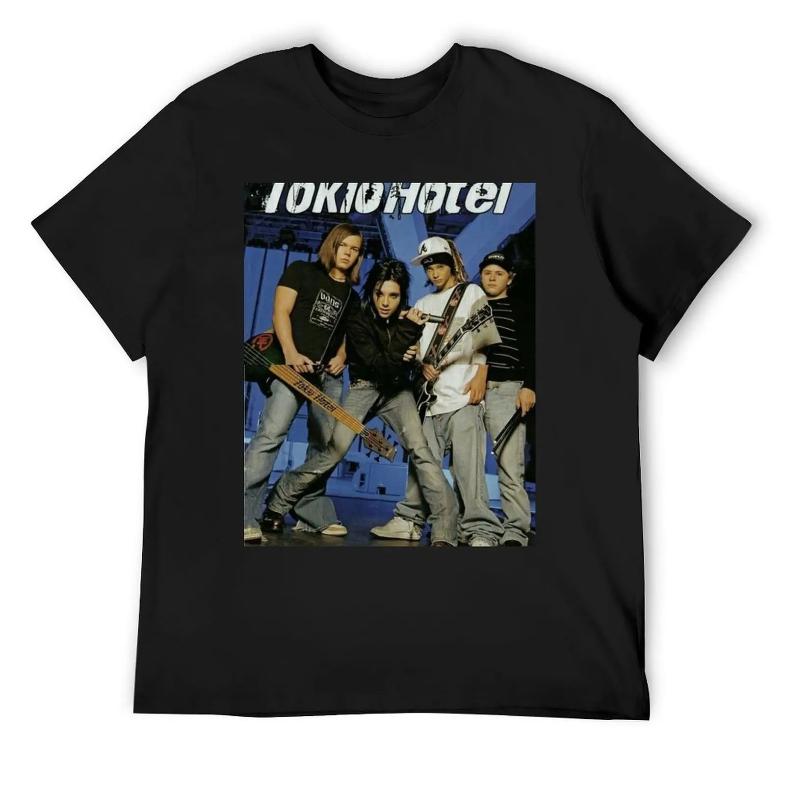 

Tokio Hotel - blue T-Shirt custom shirt custom t shirt plus size clothes Blouse men workout shirt