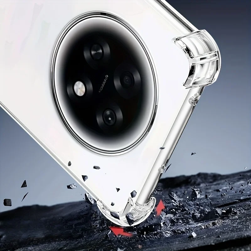 حافظة هاتف شفافة لهاتف اوبو A6 برو 4G من السيليكون الناعم لهاتف اوبو A6 ماكس GT 5G غطاء خلفي شفاف A6Pro #5